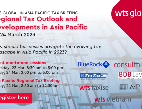 Regional Tax Outlook and Developments in Asia Pacific