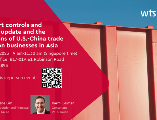 U.S. export controls and sanctions update and the implications of U.S.-China trade tensions on businesses in Asia